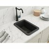 Bocchi 18 in W x 12 in L x 8 in H, Fireclay, Fireclay Kitchen Sink 1358-020-0120